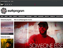 Tablet Screenshot of earthprogram.com
